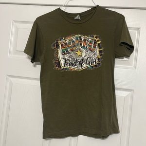 Ranch Dressn Rodeo Kind of Girl T-Shirt, Size small